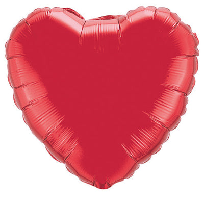 Qualatex 36 inch HEART - RUBY RED Foil Balloon 12657-Q