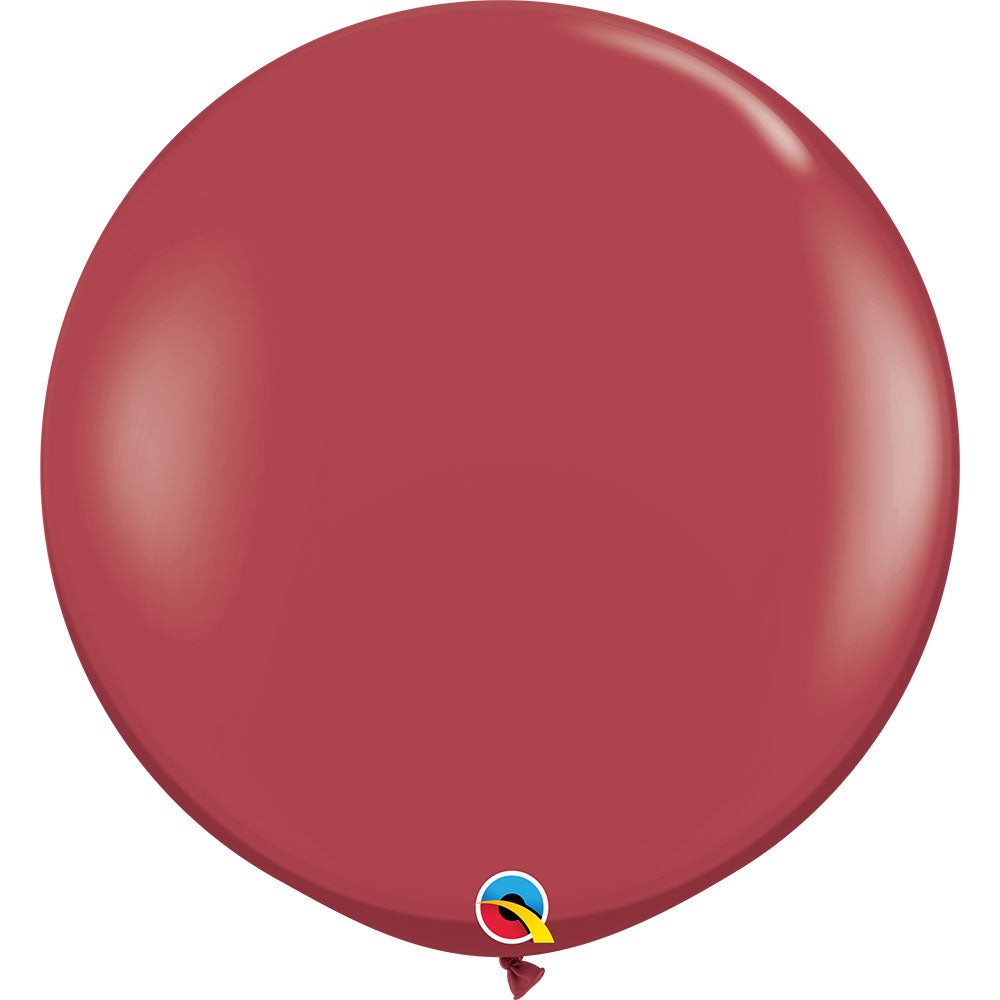 Qualatex 36 inch QUALATEX CRANBERRY Latex Balloons 30345-Q