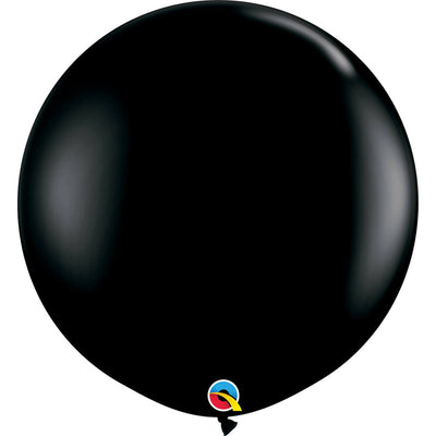 Qualatex 36 inch QUALATEX ONYX BLACK Latex Balloons 42857-Q