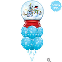 Qualatex 36 inch SNOW GLOBE Foil Balloon 23494-Q-P