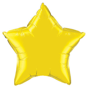 Qualatex 36 inch STAR - CITRINE YELLOW Foil Balloon 22378-Q
