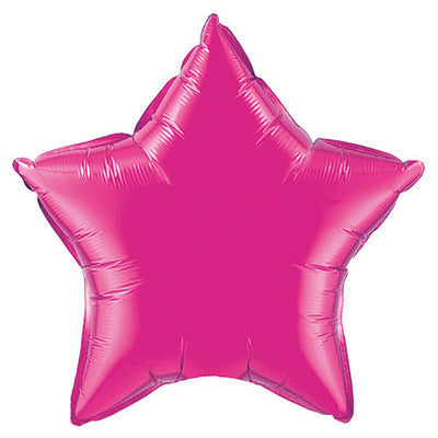 Qualatex 36 inch STAR - MAGENTA Foil Balloon 82618-Q