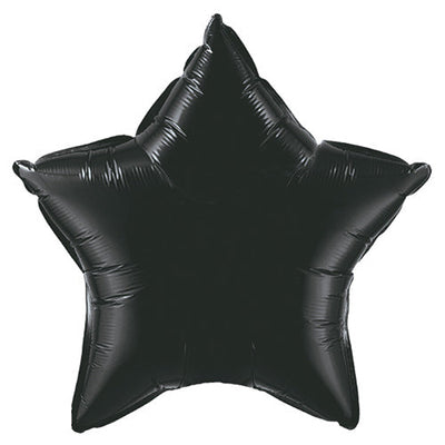 Qualatex 36 inch STAR - ONYX BLACK Foil Balloon 12327-Q