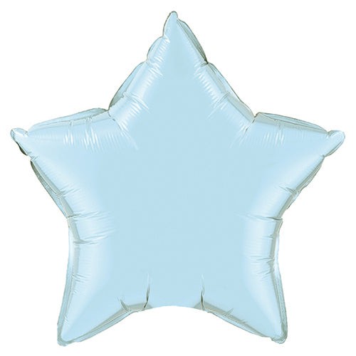 Qualatex 36 inch STAR - PEARL LIGHT BLUE Foil Balloon 21148-Q