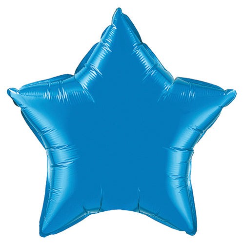 Qualatex 36 inch STAR - SAPPHIRE BLUE Foil Balloon 22371-Q