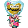 Qualatex 38 inch MOTHER'S DAY HEART BOUQUET Foil Balloon 98515-Q-P