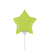 Qualatex 4 inch MINI STAR - LIME GREEN (AIR-FILL ONLY) Foil Balloon 63775-Q-U