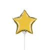 Qualatex 4 inch MINI STAR - METALLIC GOLD (AIR-FILL ONLY) Foil Balloon 35983-Q-U