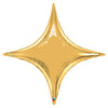 Qualatex 40 inch STARPOINT - METALLIC GOLD Foil Balloon 15565-Q-U