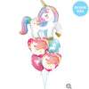 Qualatex 41 inch UNICORN Foil Balloon 26648-Q-P