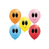 Qualatex 5 inch GOOGLE EYES Latex Balloons 93651-Q