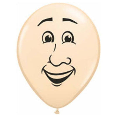 Qualatex 5 inch MAN'S FACE Latex Balloons 99308-Q