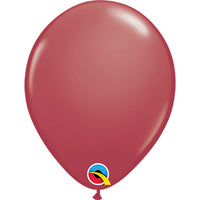Qualatex 5 inch QUALATEX CRANBERRY Latex Balloons 30131-Q
