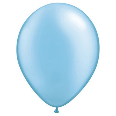 Qualatex 5 inch QUALATEX PEARL AZURE Latex Balloons 43577-Q