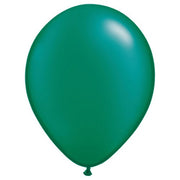 Qualatex 5 inch QUALATEX PEARL EMERALD GREEN Latex Balloons 43581-Q