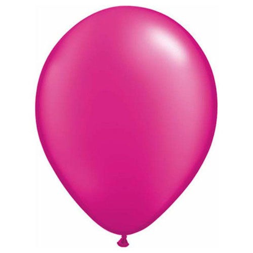 Qualatex 5 inch QUALATEX PEARL MAGENTA Latex Balloons 99352-Q