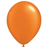 Qualatex 5 inch QUALATEX PEARL MANDARIN ORANGE Latex Balloons 48958-Q