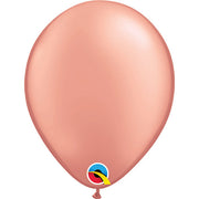 Qualatex 5 inch QUALATEX ROSE GOLD Latex Balloons 57340-Q