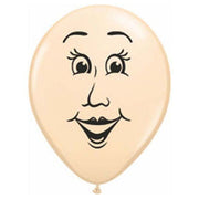 Qualatex 5 inch WOMAN'S FACE Latex Balloons 99310-Q