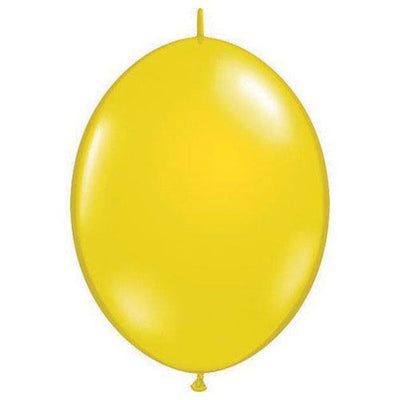 Qualatex 6 inch QUICKLINK - CITRINE YELLOW Latex Balloons 90370-Q