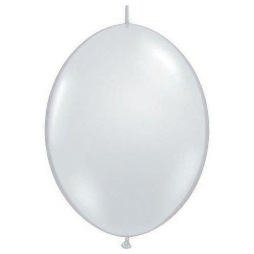 Qualatex 6 inch QUICKLINK - DIAMOND CLEAR Latex Balloons 90382-Q