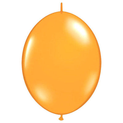 Qualatex 6 inch QUICKLINK - MANDARIN ORANGE Latex Balloons 90491-Q