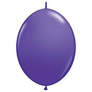 Qualatex 6 inch QUICKLINK - PURPLE VIOLET Latex Balloons 90218-Q