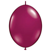Qualatex 6 inch QUICKLINK - SPARKLING BURGUNDY Latex Balloons 90542-Q