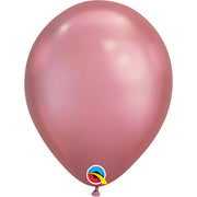 Qualatex 7 inch CHROME - MAUVE Latex Balloons 85157-Q