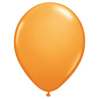 Qualatex 9 inch QUALATEX ORANGE Latex Balloons 43696-Q