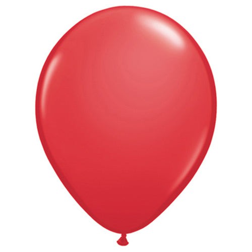 Qualatex 9 inch QUALATEX RED Latex Balloons 43703-Q