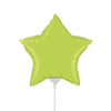 Qualatex 9 inch STAR - LIME GREEN (AIR-FILL ONLY) Foil Balloon 63777-Q-U