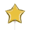 Qualatex 9 inch STAR - METALLIC GOLD (AIR-FILL ONLY) Foil Balloon 35982-Q-U
