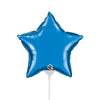 Qualatex 9 inch STAR - SAPPHIRE BLUE (AIR-FILL ONLY) Foil Balloon 24131-Q-U