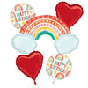 RETRO RAINBOW BOUQUET - LA Balloons