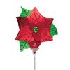 SATIN INFUSED POINSETTIA MINI SHAPE (AIR - FILL ONLY) - LA Balloons