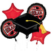 SCHOOL COLORS BE TRUE TO YOUR SCHOOL - RED BOUQUET - LA Balloons