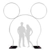 Silver Rainbow 10 foot MOUSE HEAD BALLOON ARCH FRAME KIT Party Decoration MMSE10-SR