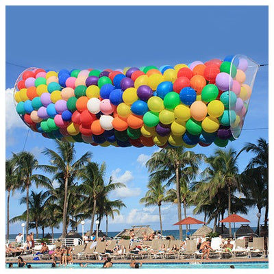 Silver Rainbow BOSS 500 - BALLOON DROP NET - 4FT X 14FT Balloon Drops BOSS500-SR