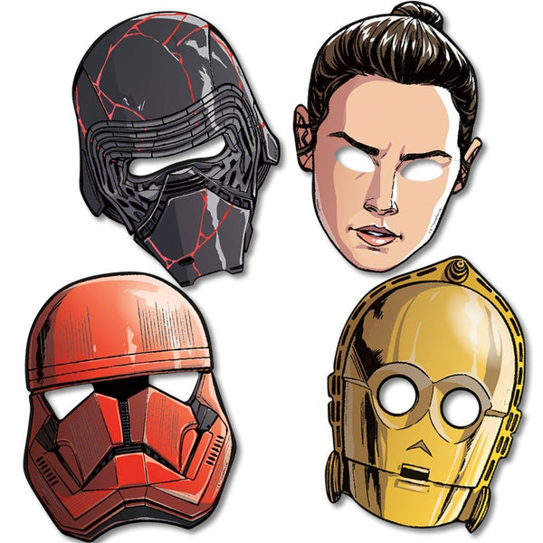 STAR WARS EPISODE IX MASKS (8 PK) - LA Balloons