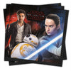 STAR WARS EPISODE VIII BEVERAGE NAPKINS (16 PK) - LA Balloons