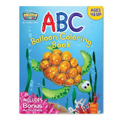 The Balloon Workshop ABC BALLOON COLORING BOOK Novelties ABC-COLORBOOK