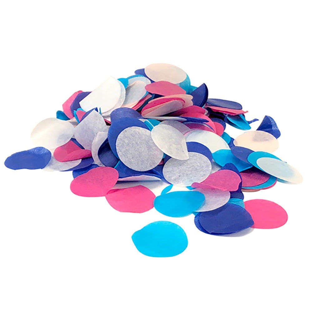 TISSUE CONFETTI - ASSORTED PASTEL COLORS