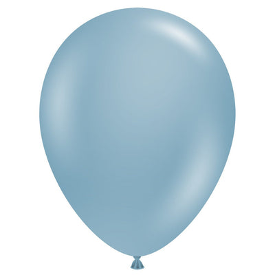 TUFTEX 11 inch TUFTEX BLUE SLATE Latex Balloons 10065-M