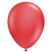TUFTEX 11 inch TUFTEX CRYSTAL RED Latex Balloons 10019-M