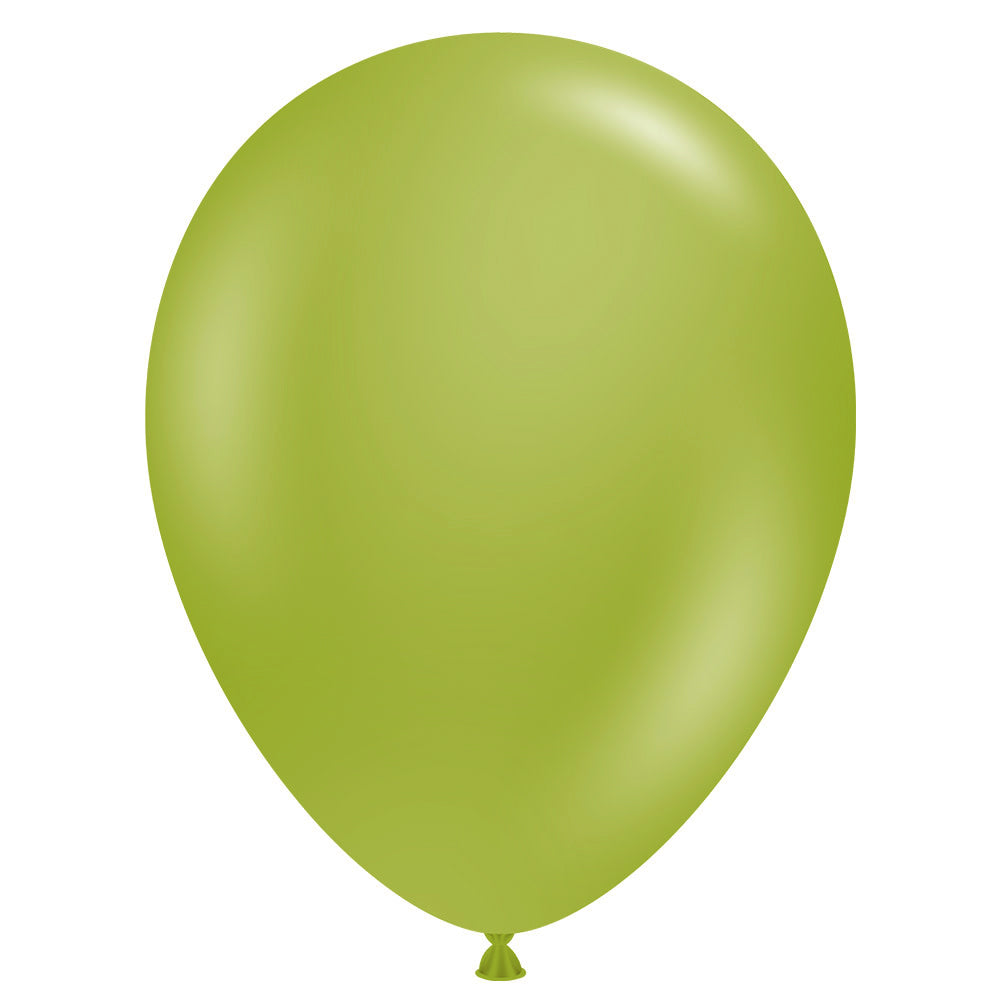 TUFTEX 11 inch TUFTEX FIONA GREEN Latex Balloons 10081-M