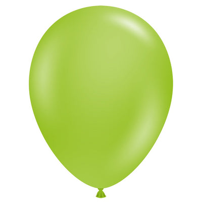 TUFTEX 11 inch TUFTEX LIME GREEN Latex Balloons 10064-M