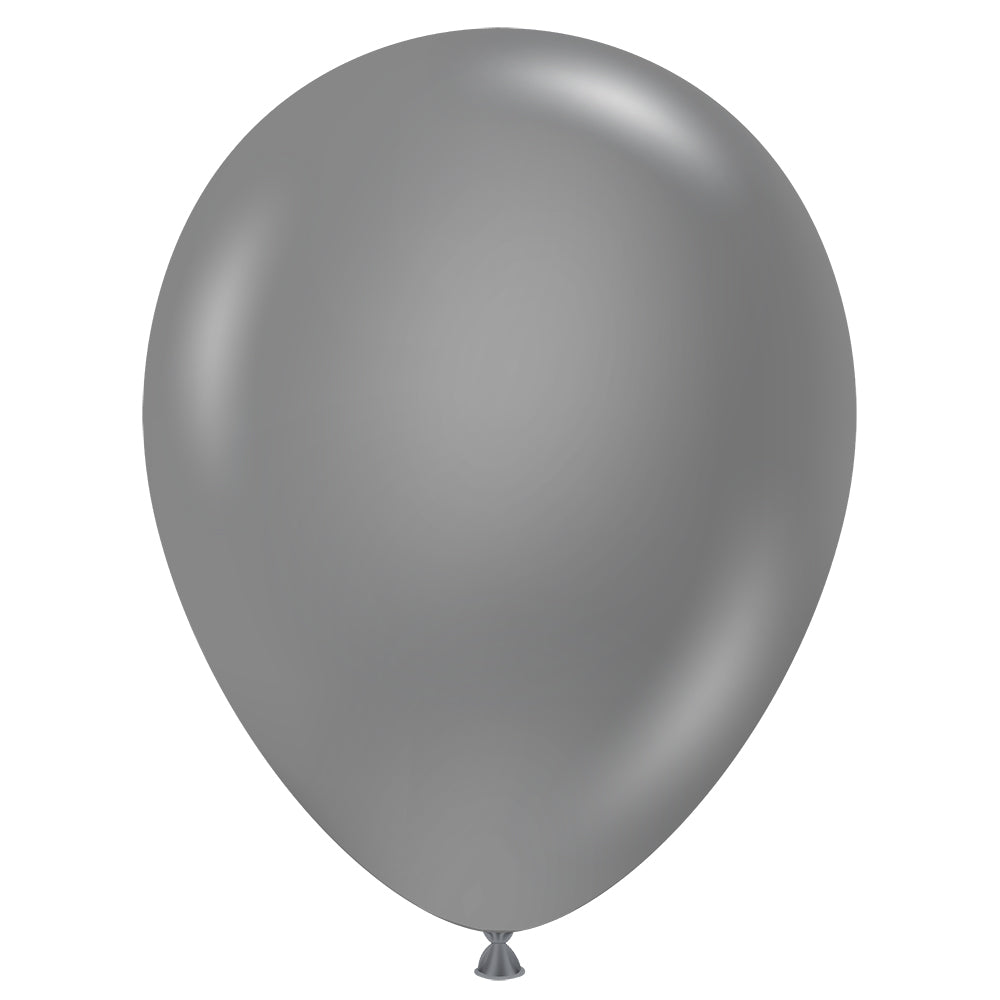 TUFTEX 11 inch TUFTEX METALLIC SILVER Latex Balloons 10032-M
