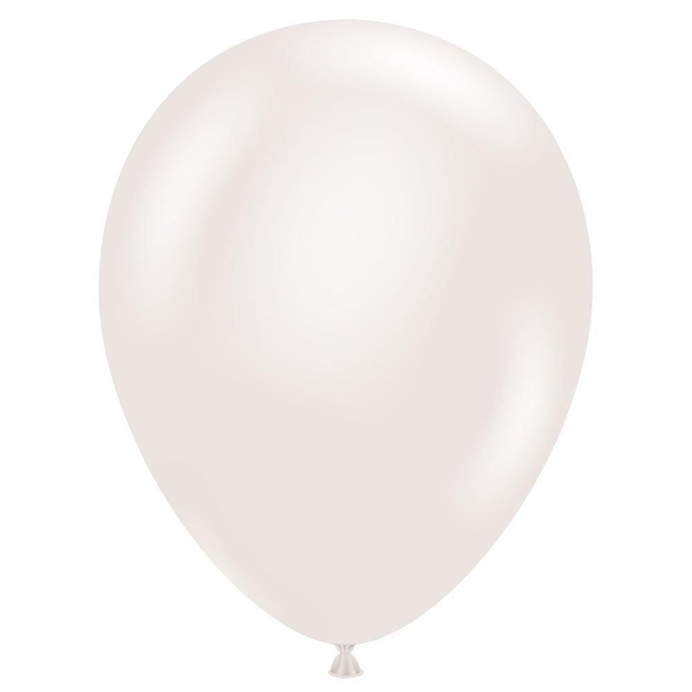 TUFTEX 11 inch TUFTEX PEARL SUGAR WHITE Latex Balloons 10037-M