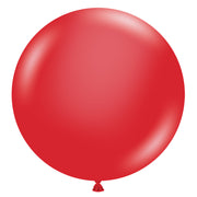 TUFTEX 17 inch TUFTEX CRYSTAL RED Latex Balloons 17019-M